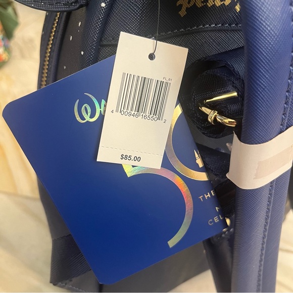 LOUNGEFLY NWT DISNEY PARKS MICKEY MAIN ATTRACTION PETER PAN’S FLIGHT BACKPACK - Picture 4 of 8